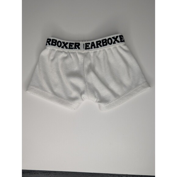 Build a Bear BearBoxer Underwear Full Size Teddy Bear Clothing White Boxers - Picture 2 of 4